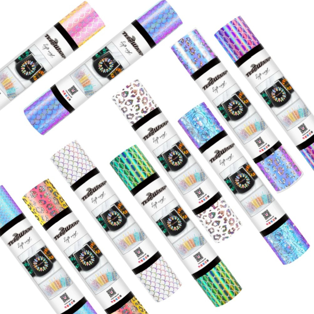 

Decoreating | Holographic Opal Pattern Reguler Craft Vinyl Premium Adhesive Sticker by Teckwrap