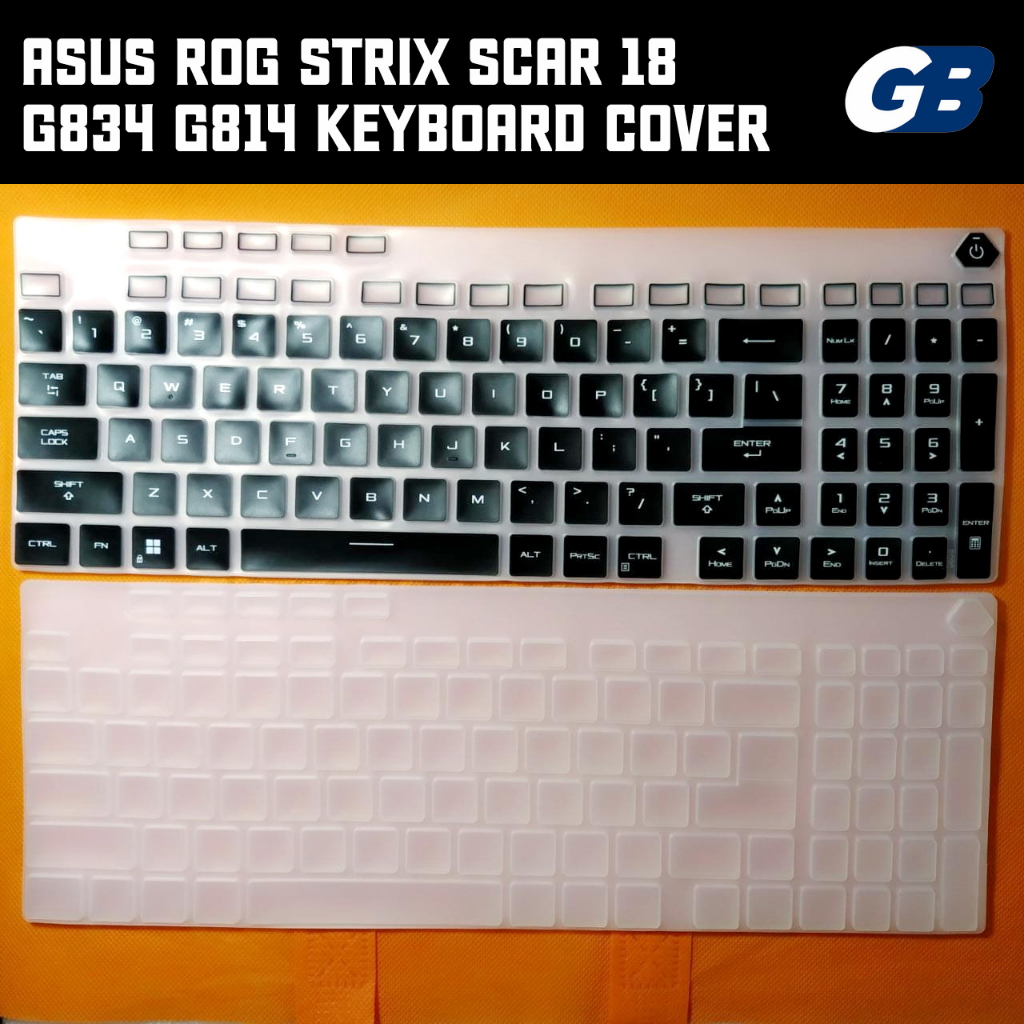 Asus ROG Strix SCAR 18 (2023) G834 / G16 G814 Keyboard Cover