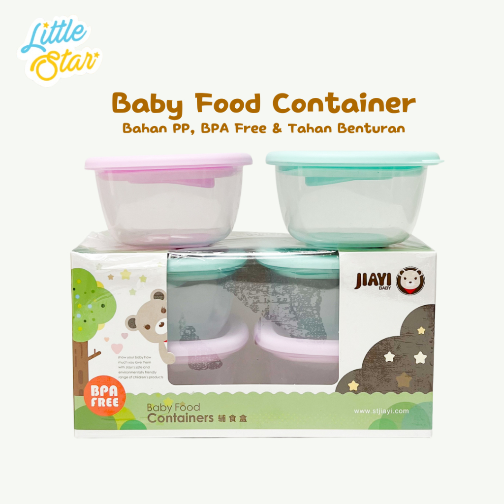 Wadah Penyimpan Baby Food Container Mpasi Set Alat Makan Bayi BPA Free