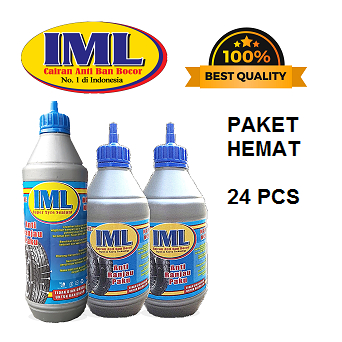 Paket 1 Dus Cairan Tubeless IML 350ml Isi 24 Botol Anti Ranjau Paku