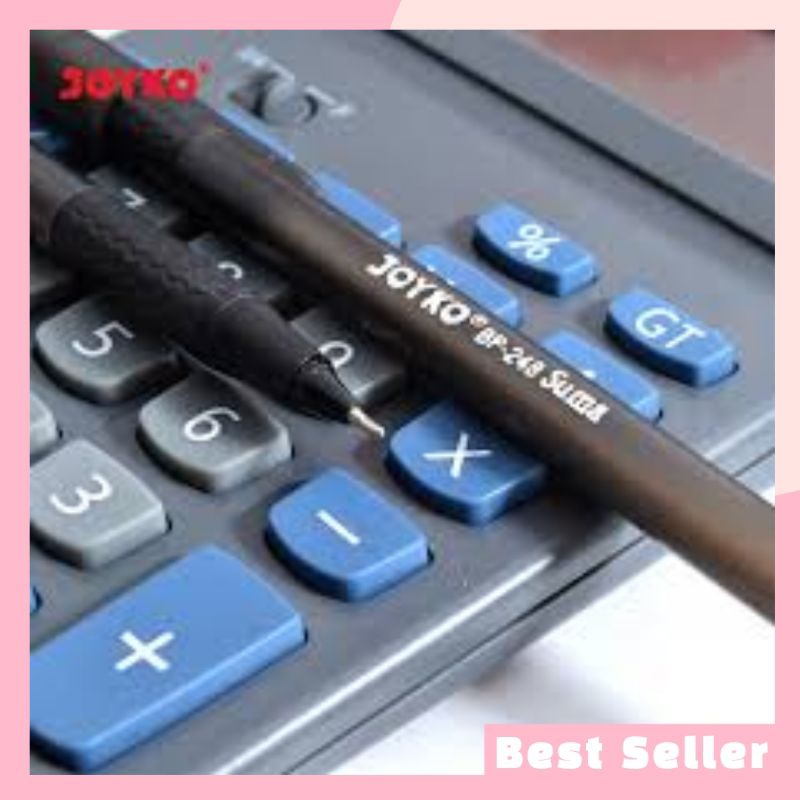

Pulpen Joyko BP-248 Suma 0.7mm Ball Point Pen Tinta Hitam 1 pack isi 12 pcs