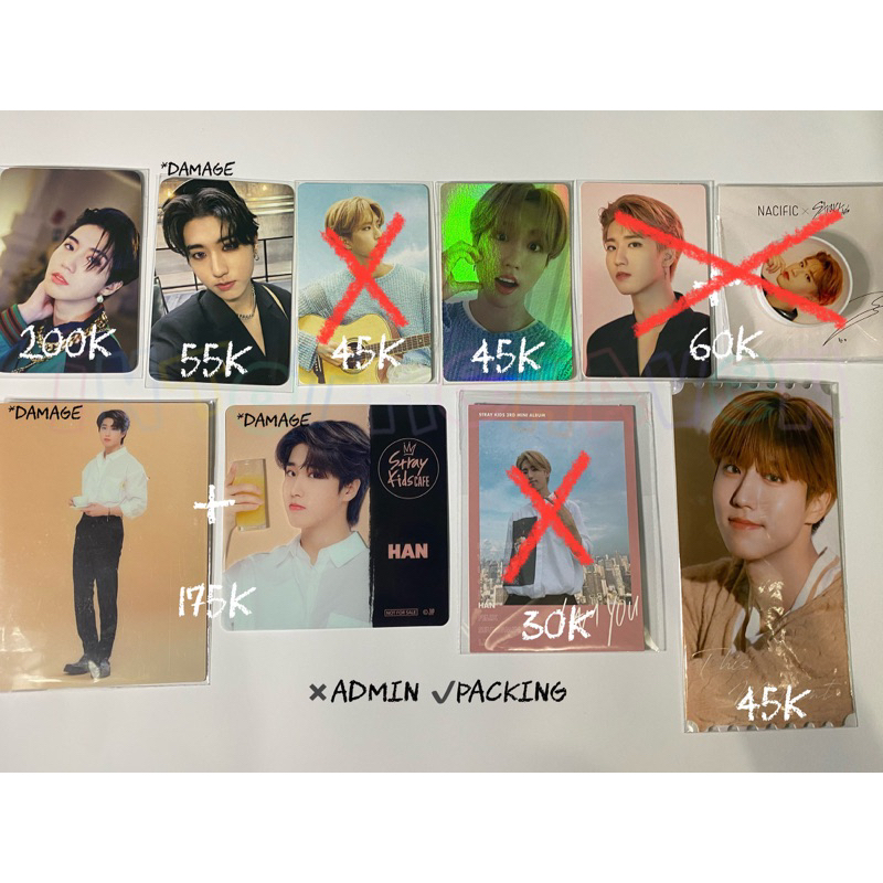 Han Jisung PC Photocard Victory SKZOO PCB SKZ JAPAN CAFE Binder Collect Book