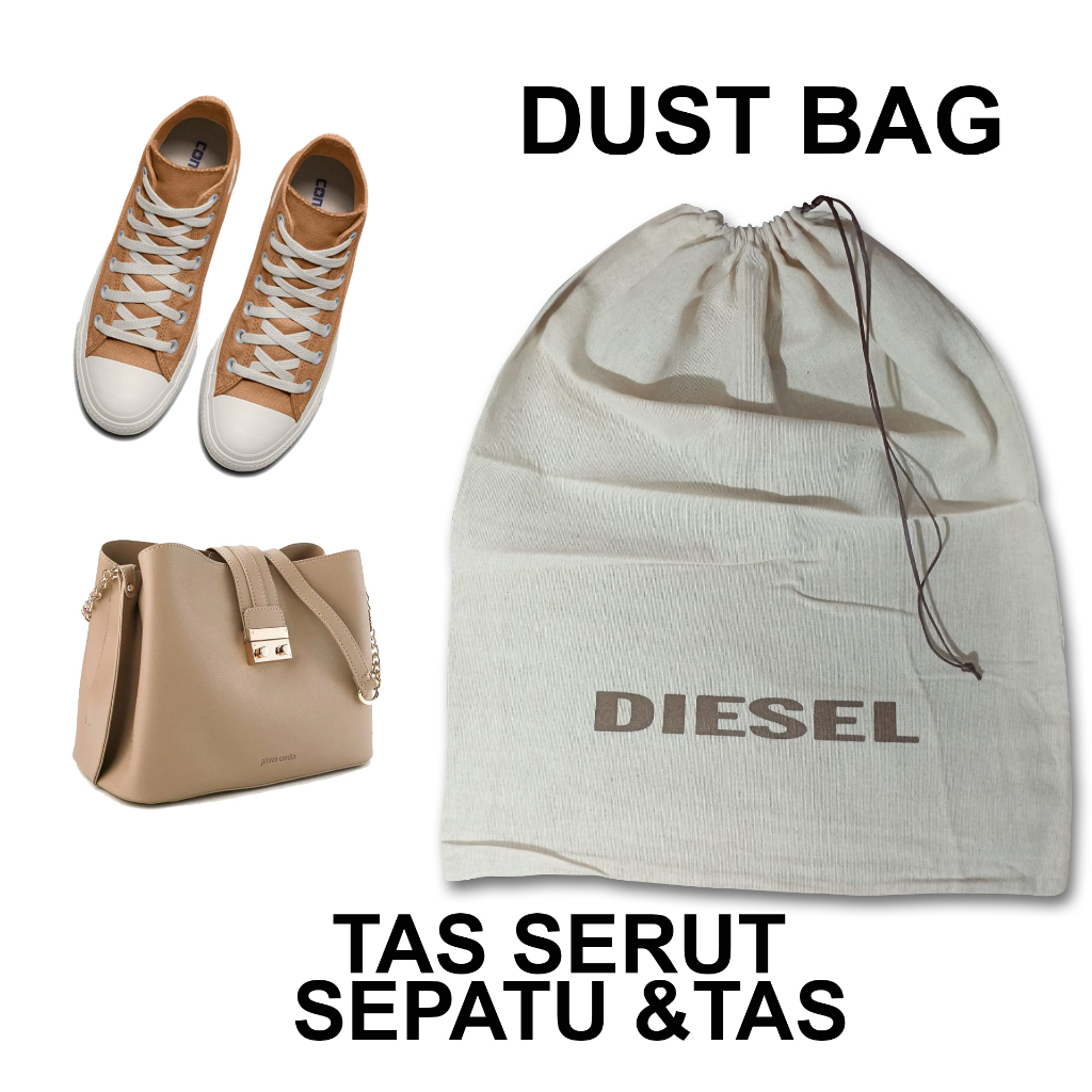 Tas Serut Dustbag – Penyimpanan Sepatu atau Tas Travel