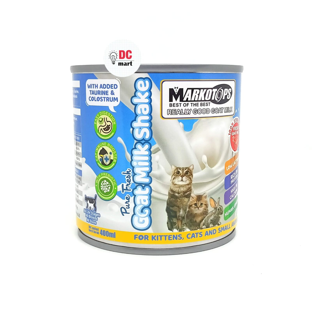 Goat MILK SHAKE 400mL / Susu Kambing Puppies Kitten Petopia Markotops