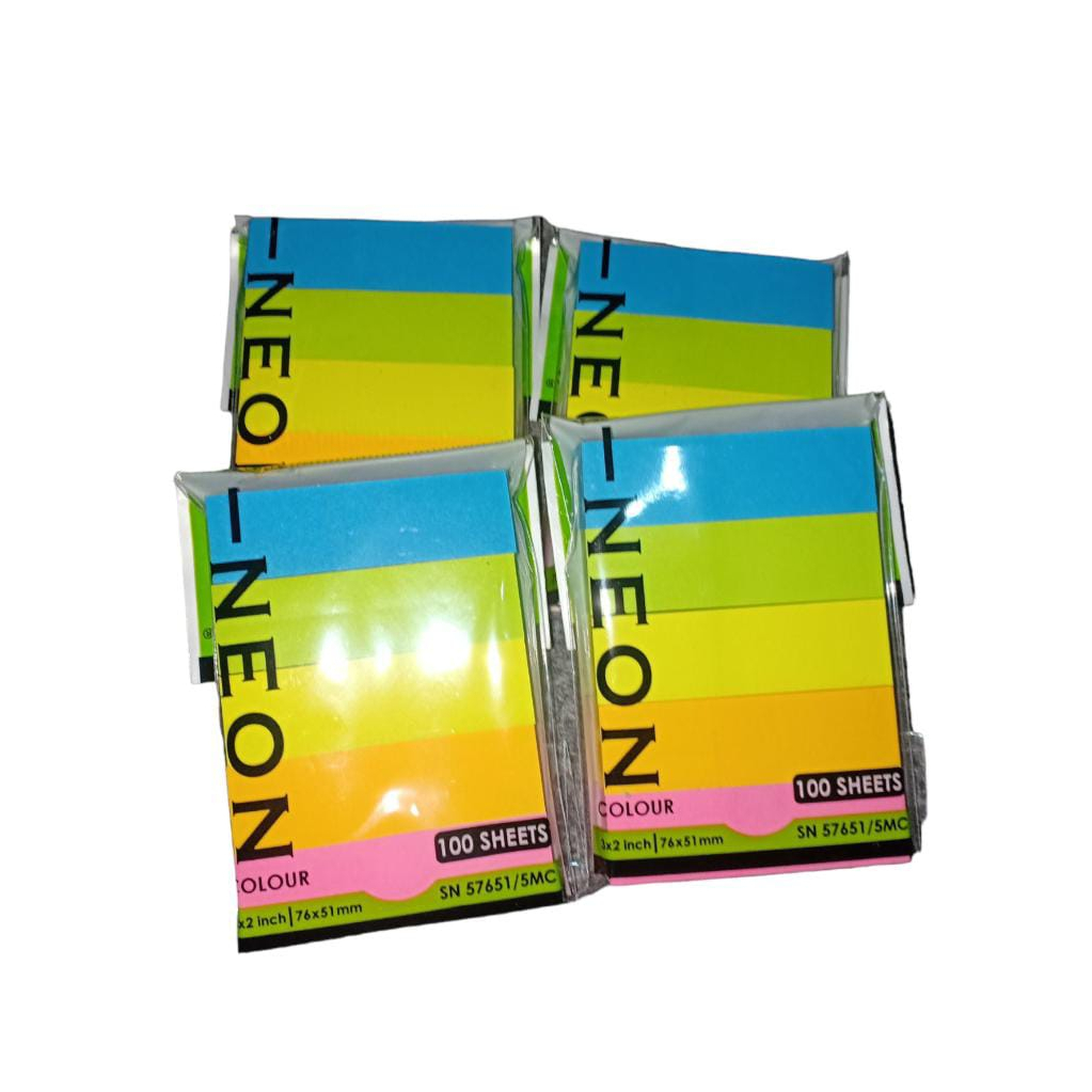 

Post it Pembatas Stick Note V-tec Tanggung Ukuran 76 mm x 51 mm 5 CUT