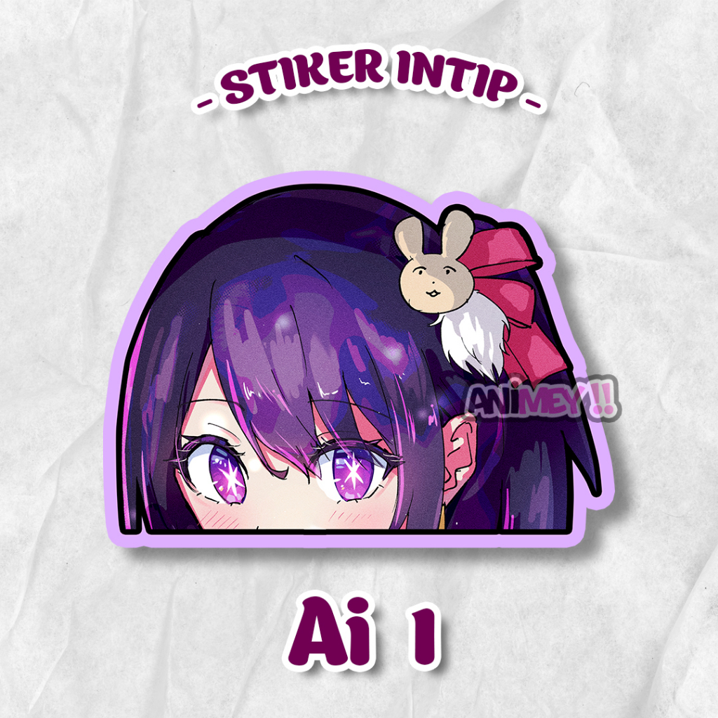

Stiker Intip Ai Hoshino / Sticker Anime Waterproof