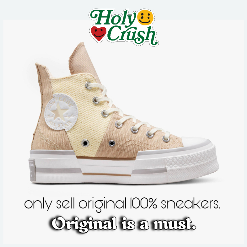 Converse Chuck 70 Plus Colorblock Sneakers Potato - Original 100%