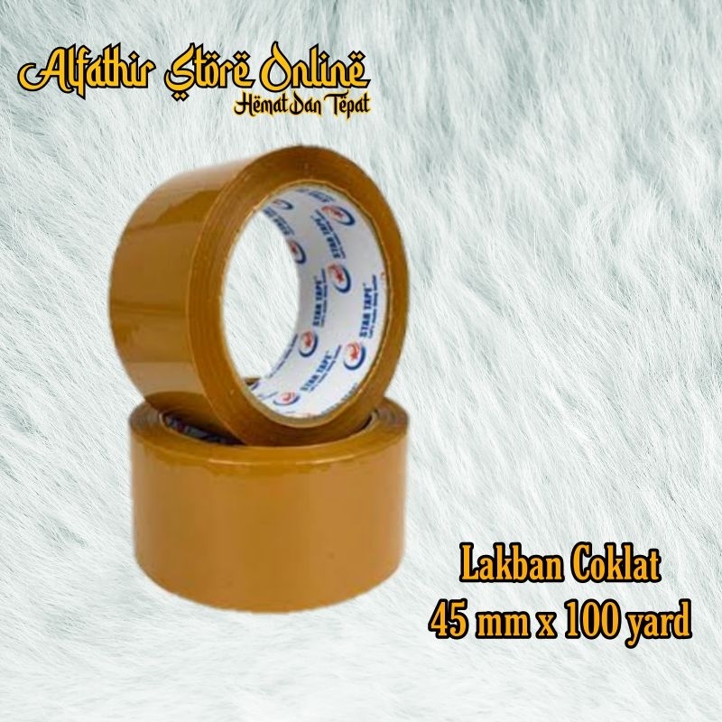 

LAKBAN COKLAT [ 45 mm x 100 yard ]