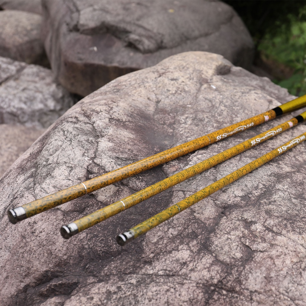 Joran Pancing Set 3.6M/4.5M/5.4M Telescopic Fishing Rod High Carbon Fiber Material Fishing Rod For Fishing