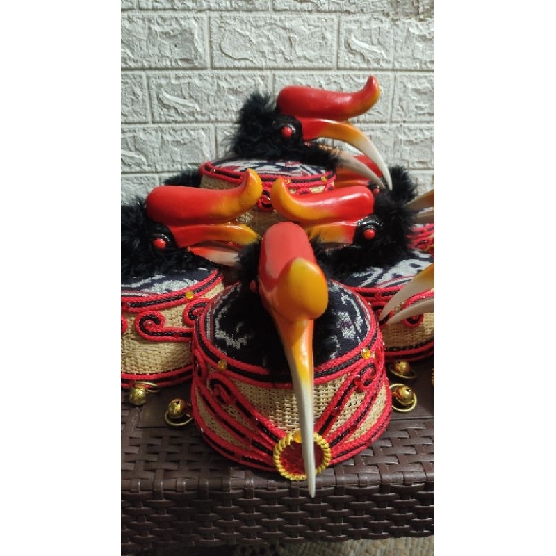 TOPI ADAT DAYAK KALIMANTAN BORNEO