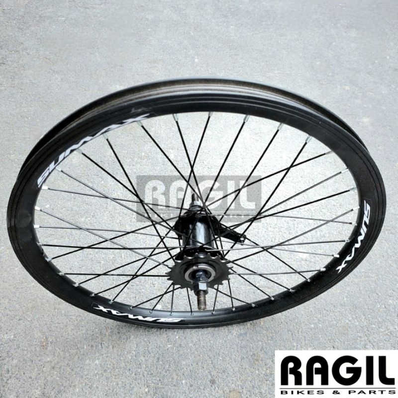 WHEELSET SEPEDA 20 INCH SUMAX OXO TORPEDO 36 HOLE 36H ALLOY ALUMUNIUM VELG RIM JARI BMX LIPAT SELI M