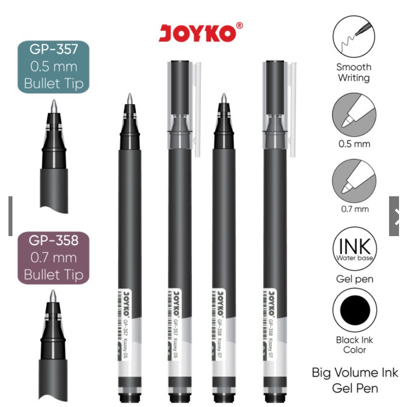 

Gel Pen Pulpen Pena Joyko GP-357 Kazey