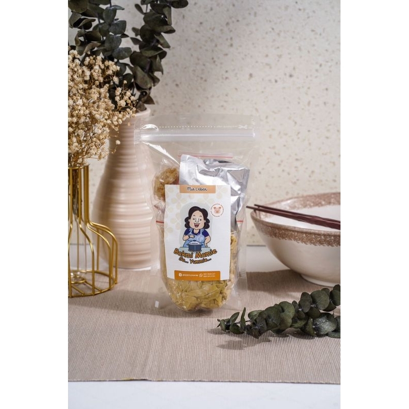 

Bakmi Mamie - Mie Lebar Regular Pack Bakmi Babi Frozen