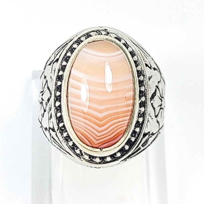 BATU CINCIN JUNJUNG DERAJAT NATURAL PICTURE AGATE KODE 02518