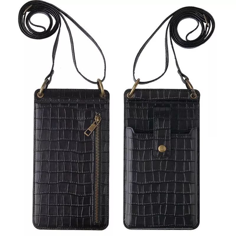 TAS SELEMPANG HP/SLINGPHONE MOTIF TEKSTUR CROCODILLE (XSEMPLAR)