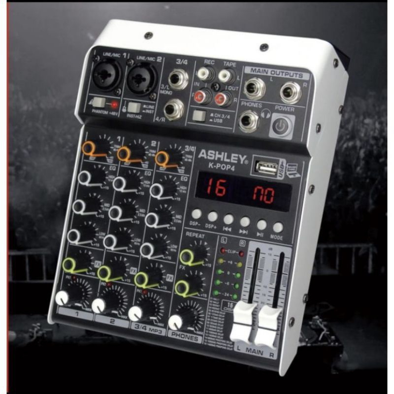 Mixer Ashley K-Pop4 4Channel Garansi Resmi Ashley K-Pop4 Original