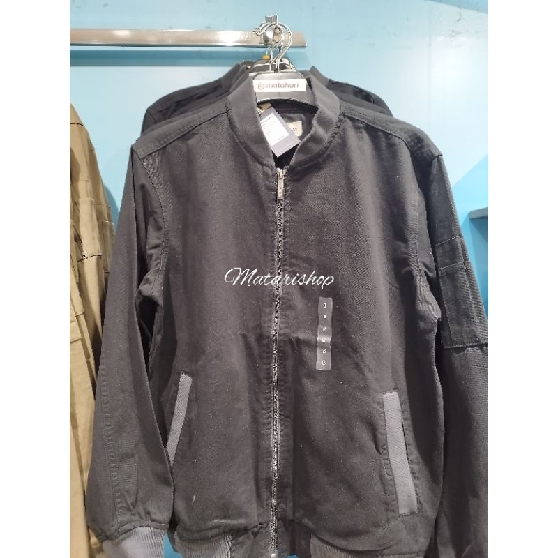JACKET PRIA DEWASA BOMBER KATUN BY NEVADA MATAHARI STORE