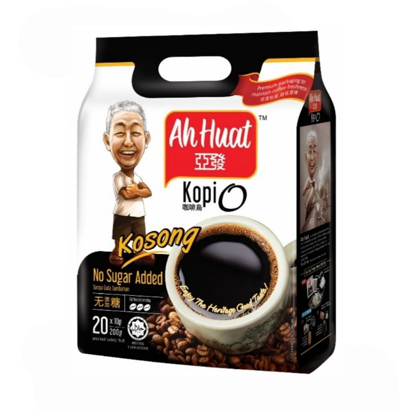 

AH HUAT Kopi O Kosong Malaysia (20 sachet)