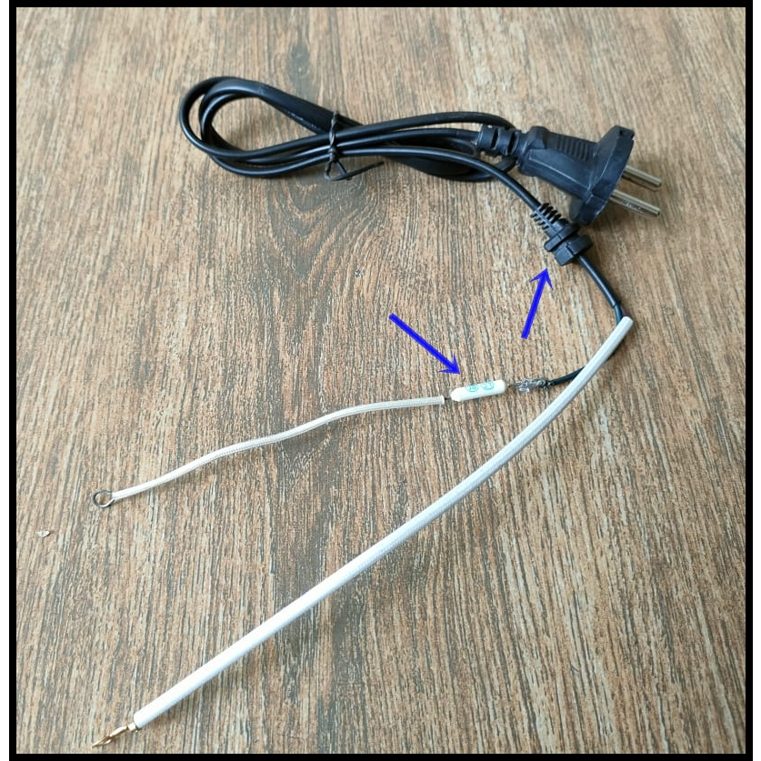 KABEL BUNTUNG DENGAN FUSE / TAHANAN 2 X 0.5 MM