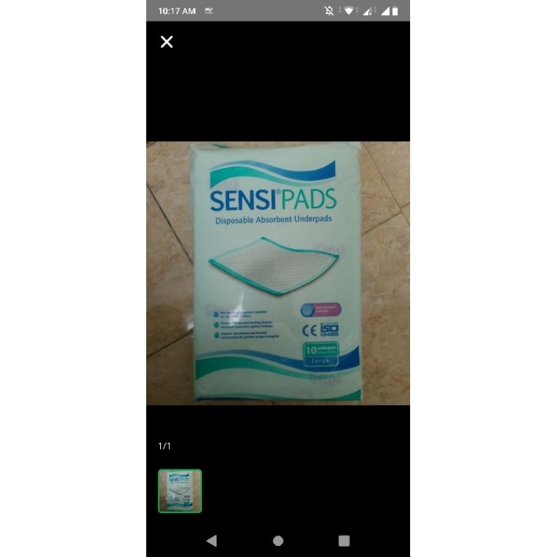Sensipad underpad 60x90