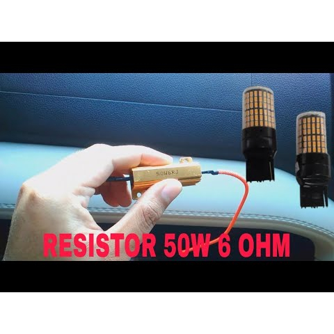 Resistor Sein Led 50W 6 OHM Solusi Lampu Sein LED Hyper Flash Jadi Normal Kembali