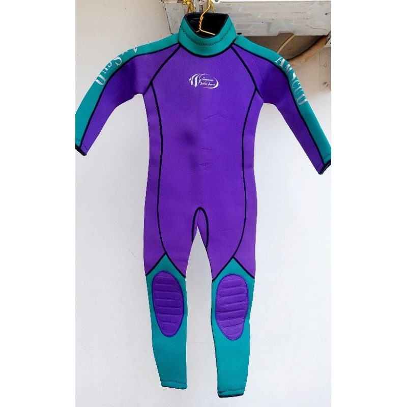 AMSCUD WETSUIT DRYSUIT SCUBA DIVING KIDS PAKAIAN SELAM BAJU MENYELAM DIVING ANAK BAJU SELAM ANAK (JU