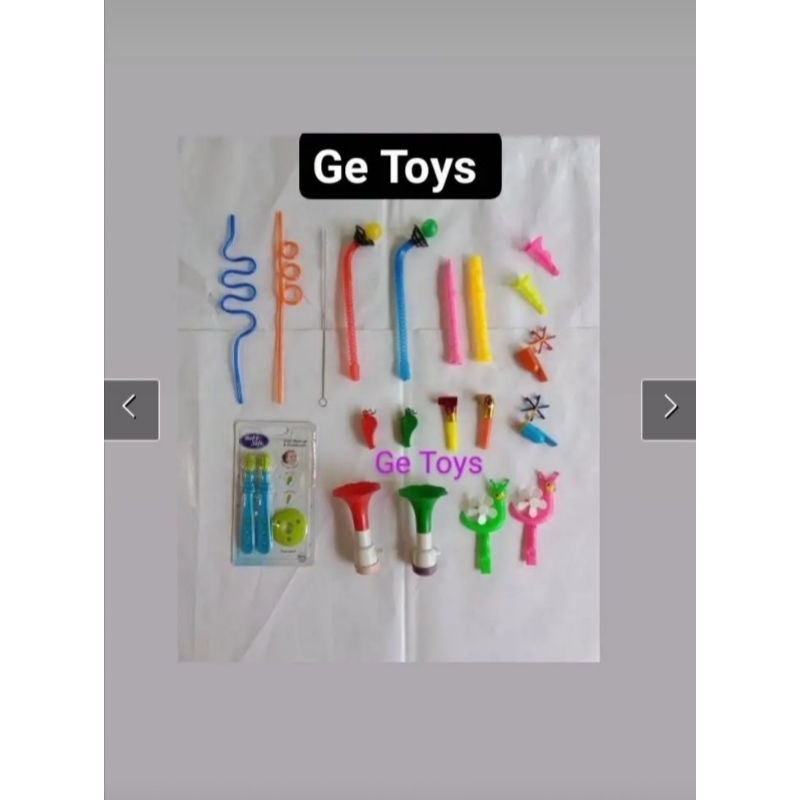 GE TOYS MAINAN OROMOTOR SET SIKAT GIGI &amp; SEDOTAN TIUPAN TERAPI WICARA DOBEL