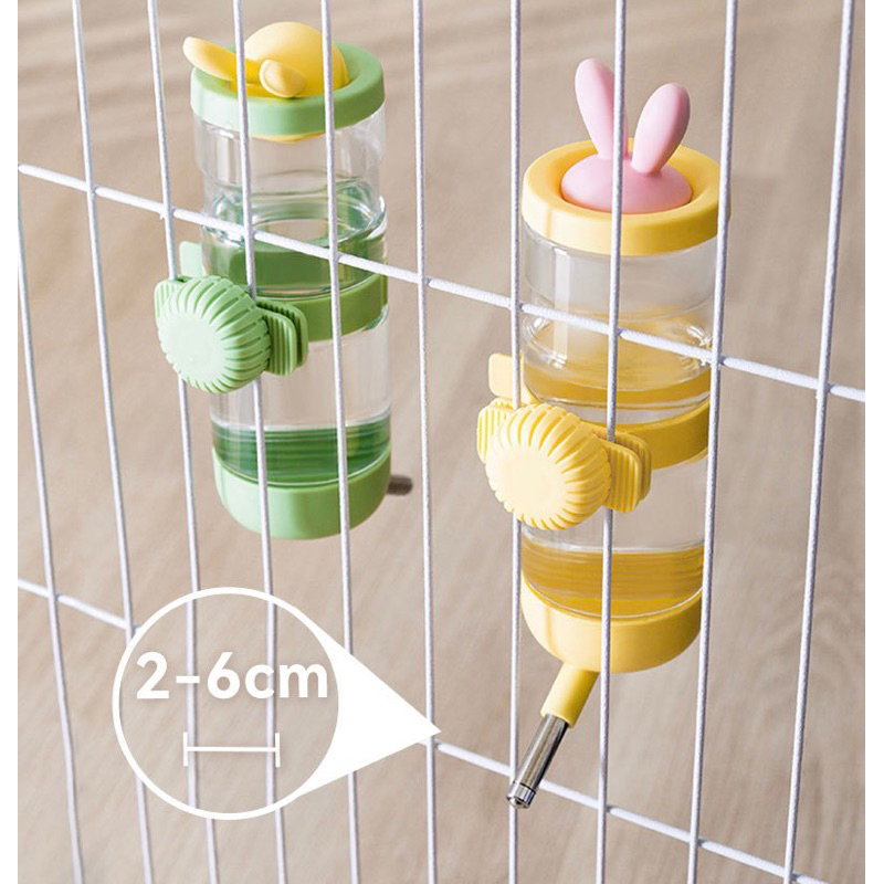 Tukki rabbit open top pet cage bottle