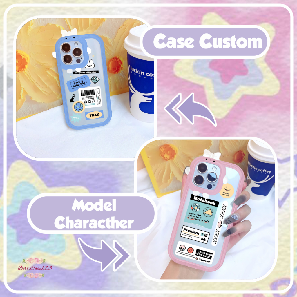 CUSTOM SOFTCASE PITACU FRAME KARAKTER CUSTOM BE OKAY FOR REALME C1 C2 5 5I 9I C11 C15 C20 C11 2021 C21 C21Y C25Y C30 C31 C33 C35 NARZO 50I 50A PRIME BC7700