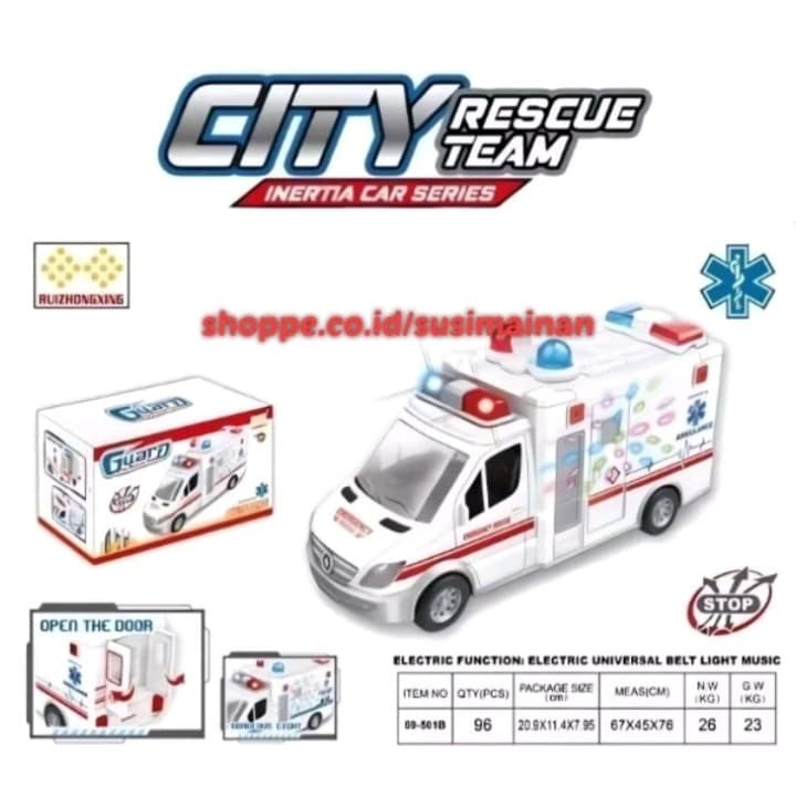 Mainan mobil ambulance /mainan anak laki laki