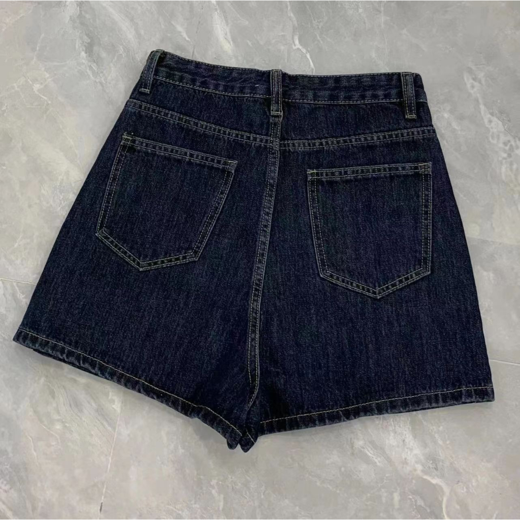 Rok Celana Korea Highwaist A-Line Rok Celana Jeans Pendek Wanita Kekinian