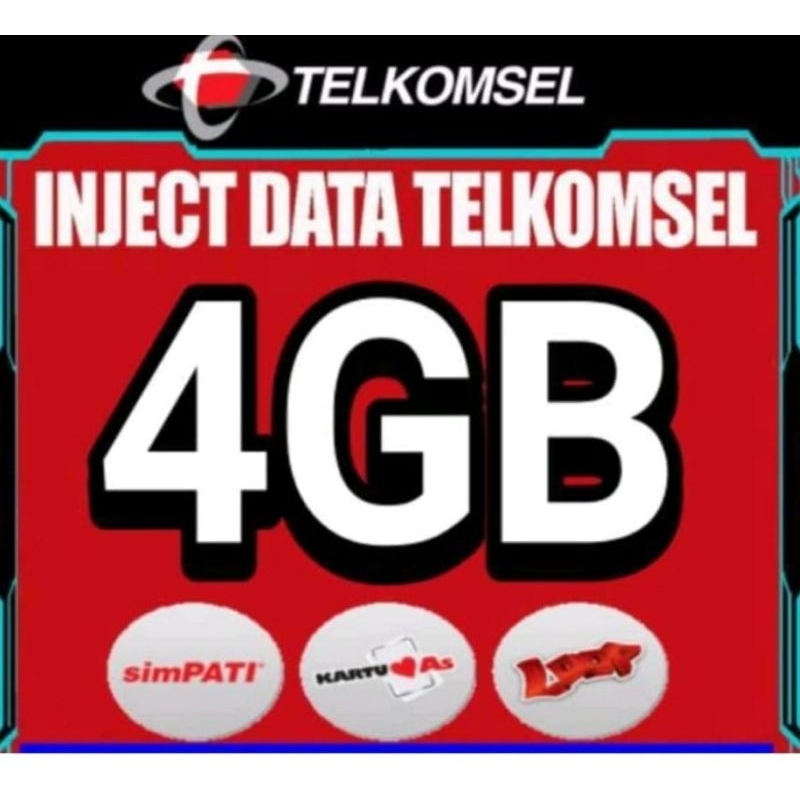 PAKET INTERNET TELKOMSEL 4GB+1GB OMG 30HARI