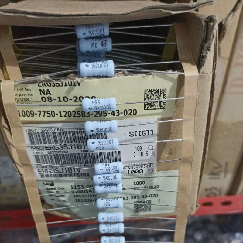 resistor 100om 3wat original japan