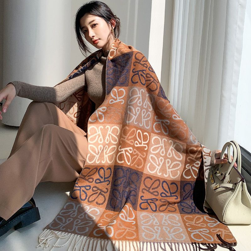 SYAL L!VA CASHMERE IMPORT /SHAWL WINTER/ SELENDANG PASMINA PREMIUM