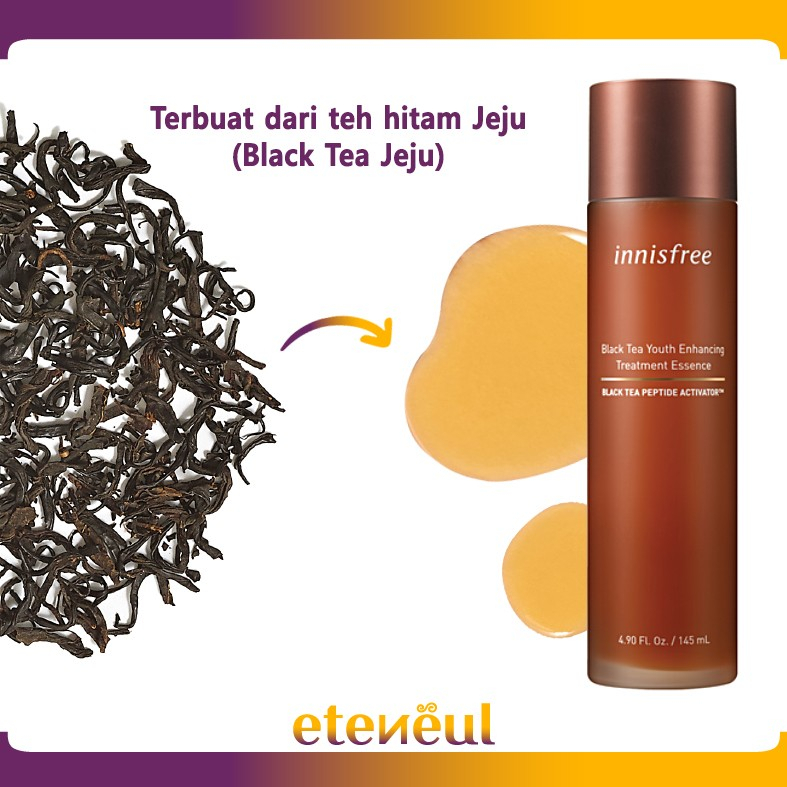 Innisfree Black Tea Youth Enhancing Treatment Essence 25 ml Trial Size