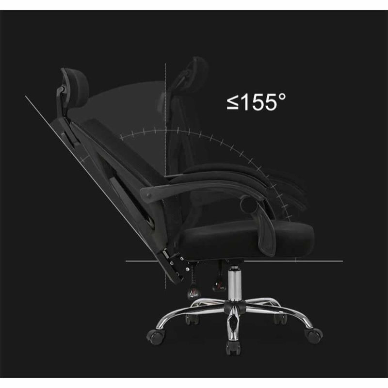 HBADA Kursi Kerja Kantor Office Chair 155 Degrees Reclining - HDNY132BSA