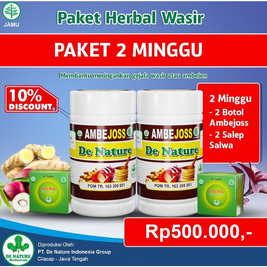 

Paket 2 Minggu Herbal Untuk Wasir Ambeien