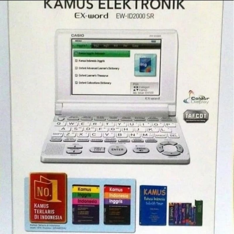 Kamus Electronic EX-WORD CASIO EW-ID2000 Bahasa Inggris Indonesia