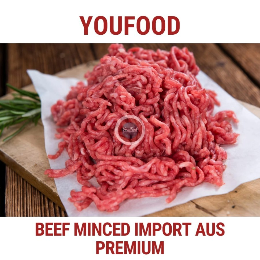 

DAGING SAPI GILING Import AUS / Minced AUS Beef / Beef Ground 500gr