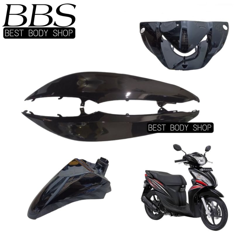 Cover Body Halus Honda Spacy | Bodi Halus Spacy Warna Hitam / Putih / Merah / Hijau