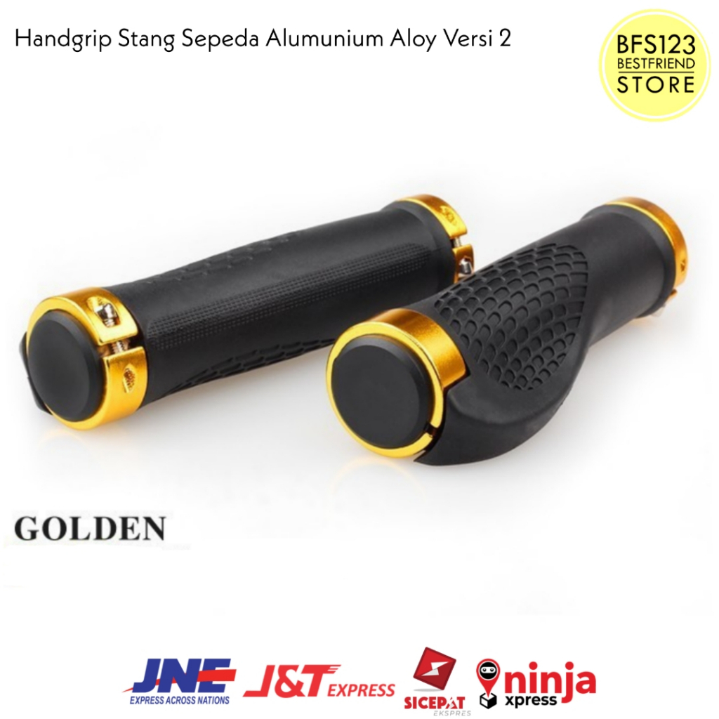 Handgrip Stang Sepeda Alumunium Aloy Versi 2