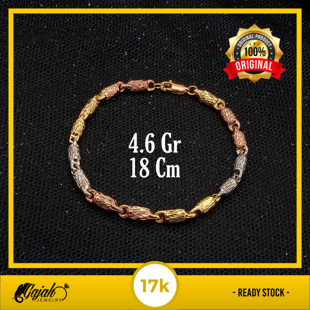 Gelang Emas 17K - 4.6 Gr Kadar 750 - 4836