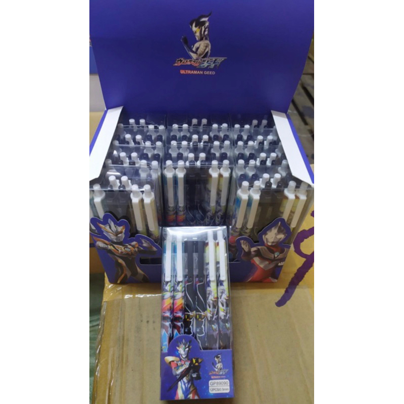 

pen gel mekanik motif ultraman isi 12