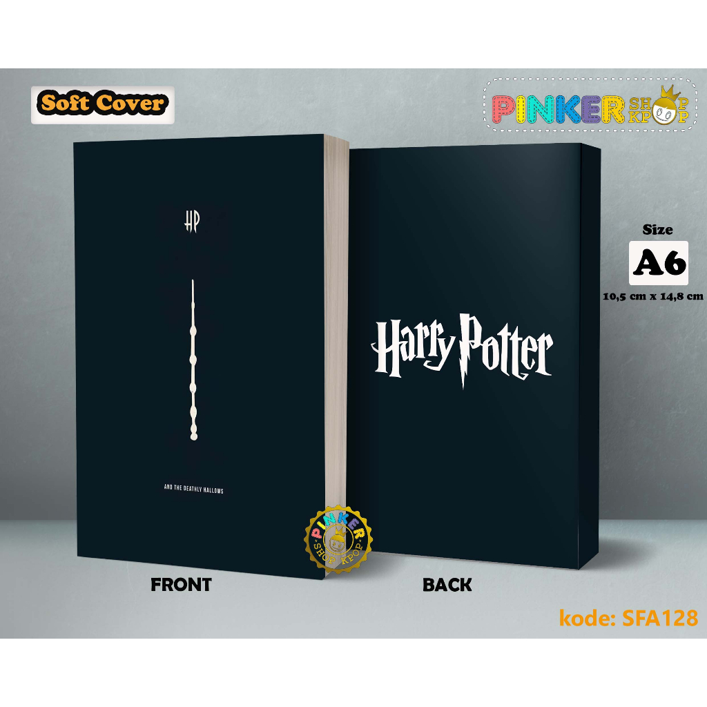 

(SFA128) Pocket Note HARRY POTTER Softcover A6/A55 Buku Tulis catatan Notes Agenda Planner Jurnal