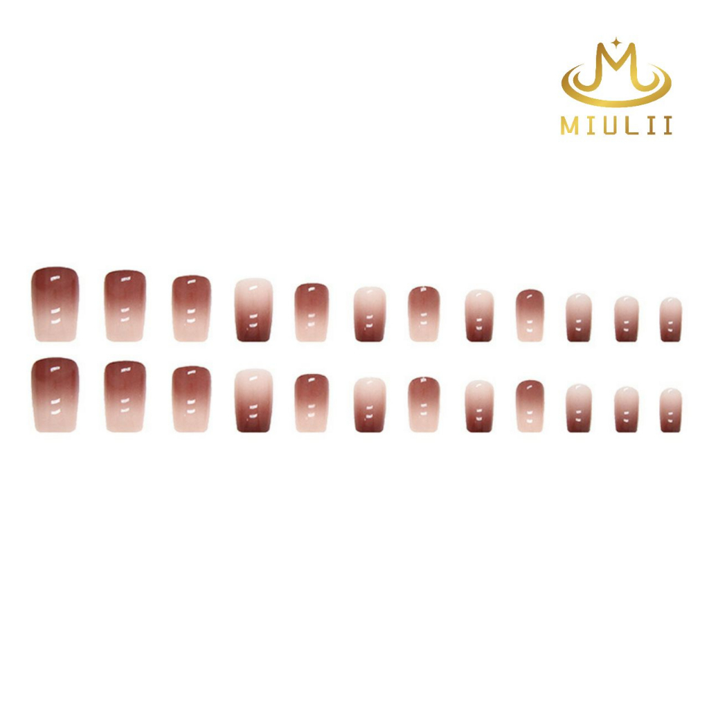 MIULII / KUKU PALSU  A0720  / 24PCS / 3D / NAIL ART / PREMIUM / CUTE / FREE LEM JELLY / KUTEK