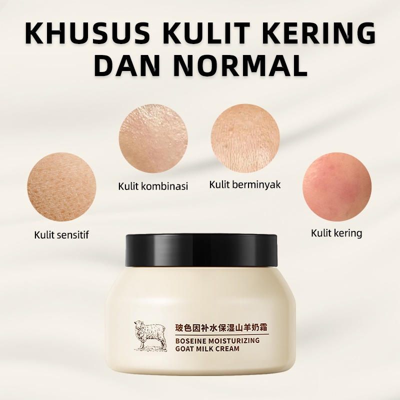 【COD】Krim Susu Kambing Goat Milk Anti-Aging and Moisturizing Cream Perawatan Kulit