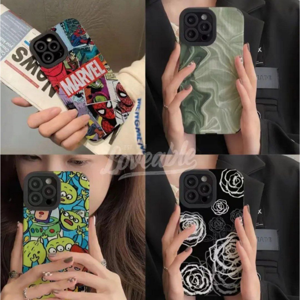 Leather grain character abstract case for 13 - 14  promax