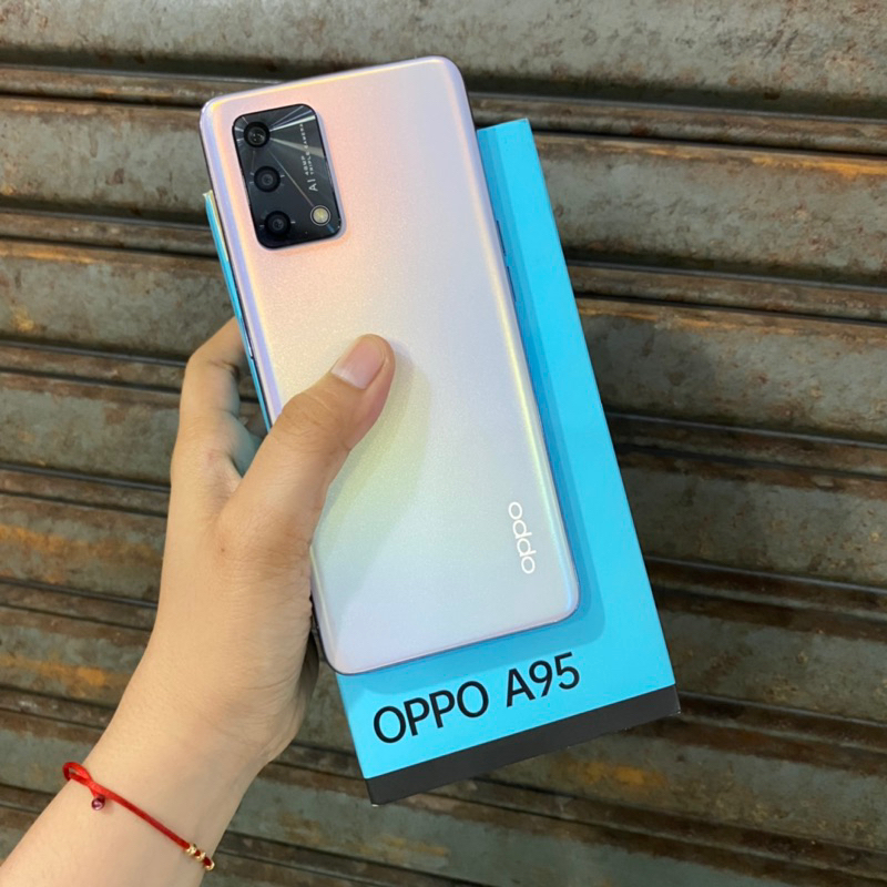 Oppo A95 8/128gb second bekas pakai normal fullset resmi