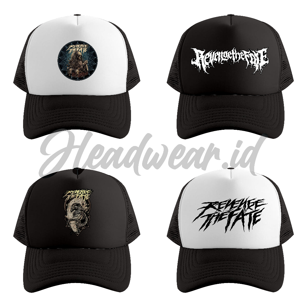 Topi REVENGE THE FATE Jaring Trucker || Baseball