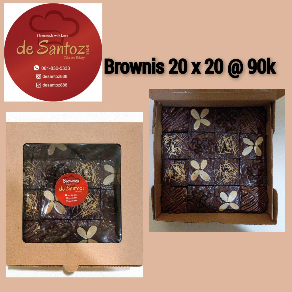 

BROWNIES ala de Santoz